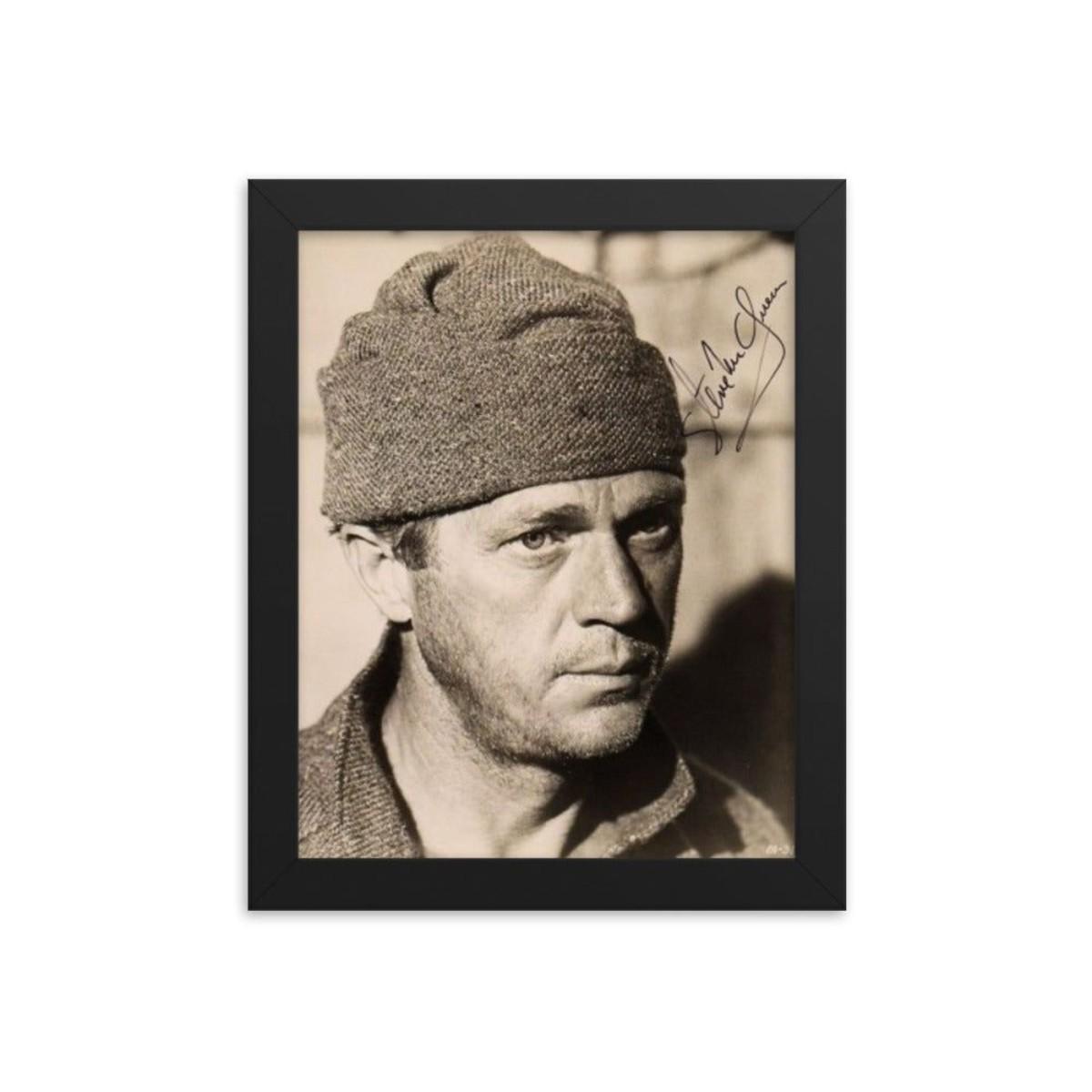 STEVE McQUEEN Signed Autographed Photo Best Wishes