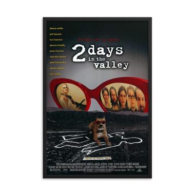 2 Days in the Valley 1996 REPRINT  poster REPRINT