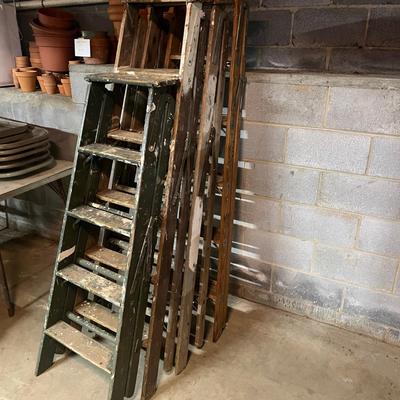 Four Wooden Step Ladders (BS1-MG)