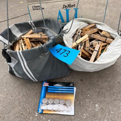 Clothespins & Bags