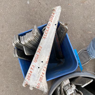 2 Buckets of Shelf brackets