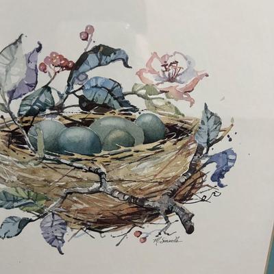 Two Marilyn Simandle Bird Nest Prints (FR-MK)