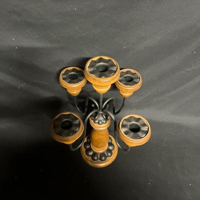Wooden & Metal Candleholders (BS1-MG)