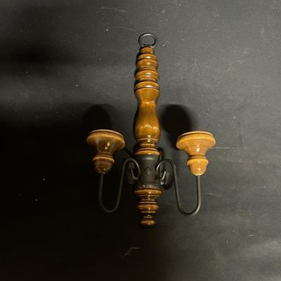Wooden & Metal Candleholders (BS1-MG)