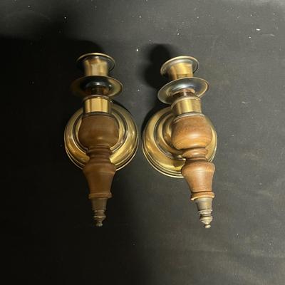 Wooden & Metal Candleholders (BS1-MG)