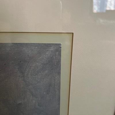 "Portrait of Paolo as Pierrot" Framed Pablo Picasso Print (FR-MK)