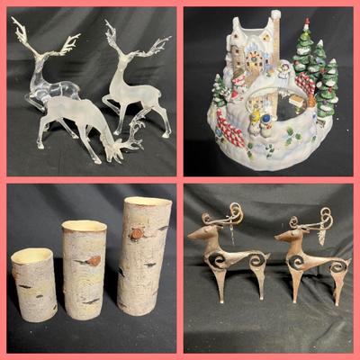 Reindeer, Plates & More Christmas Decor (BS2-MG)