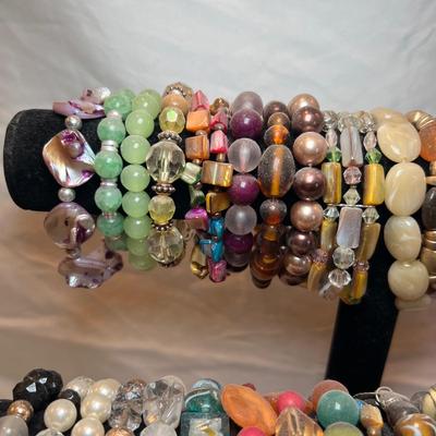 Sixty Plus Bangles With Stand (B3-RG)