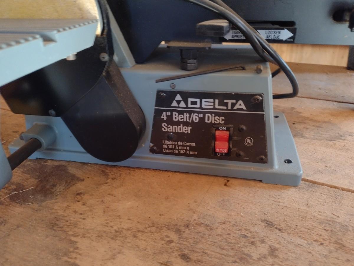 Delta 4" Belt 6" Disc Sander