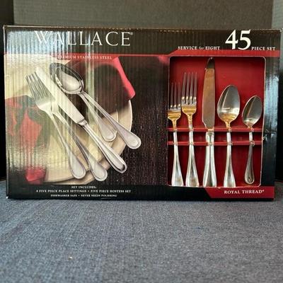 Lot 44 Wallace flatware