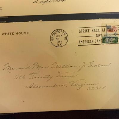 1968 Chancellor Klaus Austria State Dinner Telegram Table Cards Invitation Menu