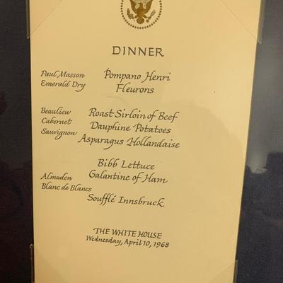 1968 Chancellor Klaus Austria State Dinner Telegram Table Cards Invitation Menu