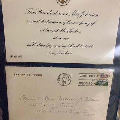 1968 Chancellor Klaus Austria State Dinner Telegram Table Cards Invitation Menu