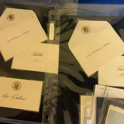 1968 Chancellor Klaus Austria State Dinner Telegram Table Cards Invitation Menu