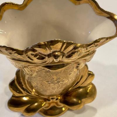 Stouffer Gold painted Vase