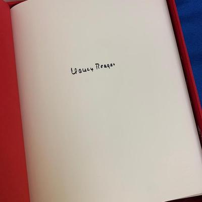 Nancy Reagan Signed - A First Ladyâ€™s Style - Hardback and Sealed Soft back Versions