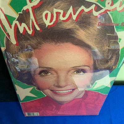 Interview Magazine Andy Wahol Nancy Reagan