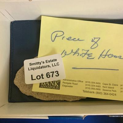 Actual Stone Piece of the White House