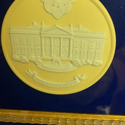 Wedgwood Jasperware White House Framed