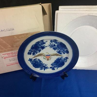 Mottahedeh American 10â€ Eagle Plate in Original Packaging