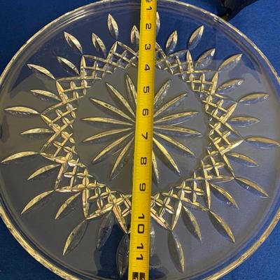 Large Waterford Crystal Serving Tray Mint In Original Box