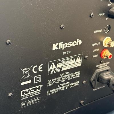 Lot 9 Klipsch SW-310 Subwoofer