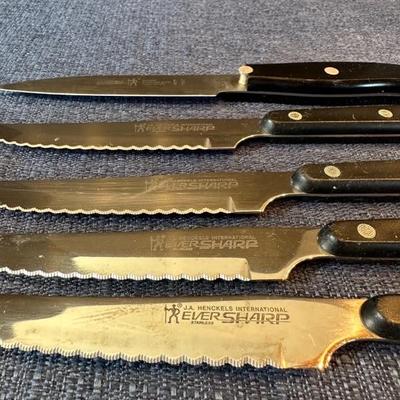 Lot 56 kitchen knives