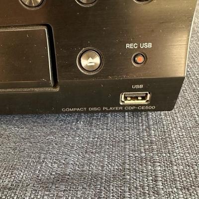 Lot 15 Sony five CD disc changer compact disc player CDP â€“ CE 500