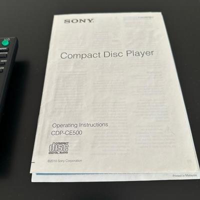 Lot 15 Sony five CD disc changer compact disc player CDP â€“ CE 500