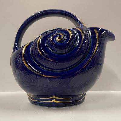 Vintage Hall Cobalt Blue Teapot