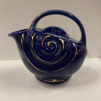 Vintage Hall Cobalt Blue Teapot