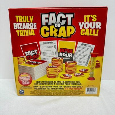 Fact or Crap Game Early 2000's