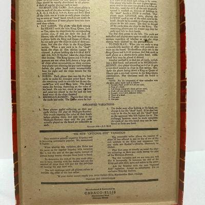 1940's Vintage Tripoley "The Game of Kings and Queens" Game