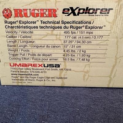 Lot 23 Ruger, explorer youth, break barrel, air rifle
