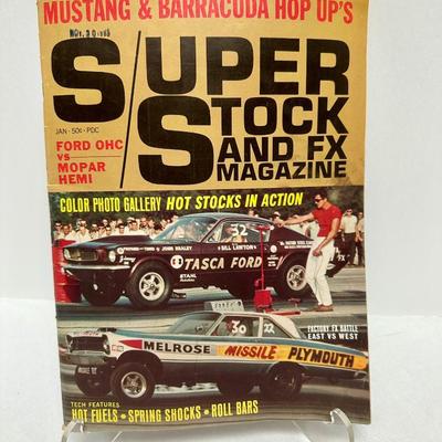 Lot of 1966 Vintage Car Model and Super Stock and FX Magazine