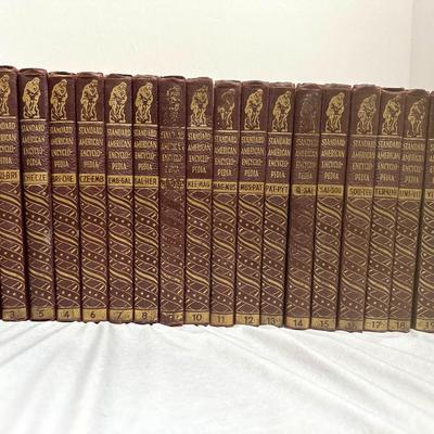 1941 Standard American Encyclopedia Complete Set