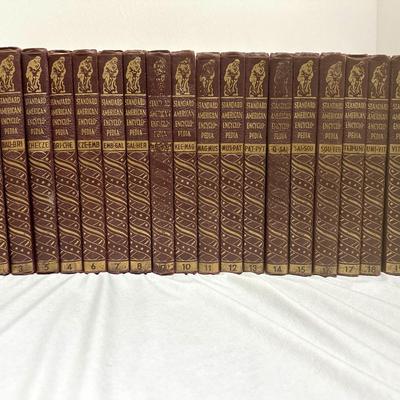 1941 Standard American Encyclopedia Complete Set