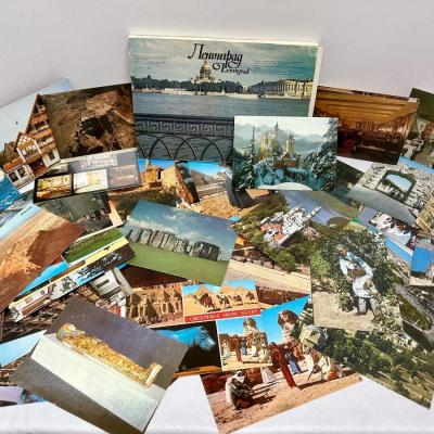 Lot of Dozens Upon Dozens of Vintage International Postcards
