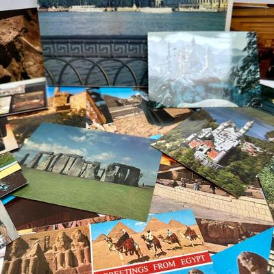Lot of Dozens Upon Dozens of Vintage International Postcards