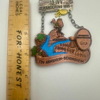 Vintage German Souvenir Medal - Heavy