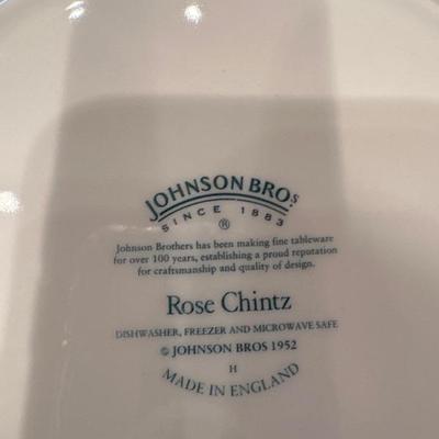 Lot 81 Johnson Bros England china set