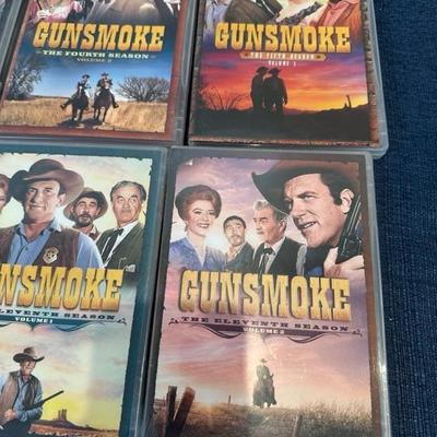 Lot 105 collection of gunsmoke TV show DVDs