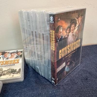 Lot 105 collection of gunsmoke TV show DVDs