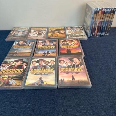 Lot 105 collection of gunsmoke TV show DVDs