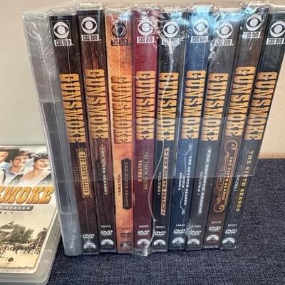 Lot 105 collection of gunsmoke TV show DVDs