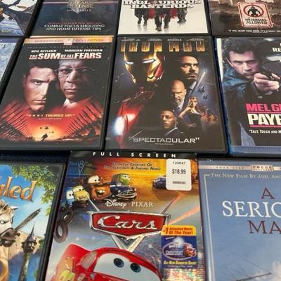 Lot 106 collection of various DVDs