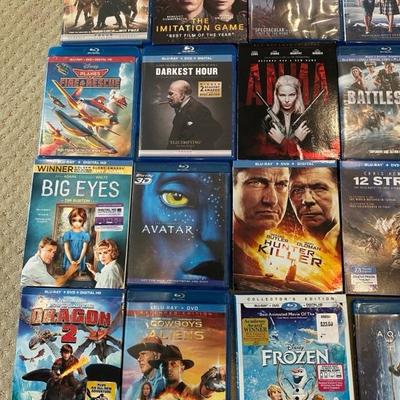 Lot 108 A collection of various Blu-ray movies
