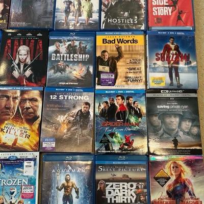 Lot 108 A collection of various Blu-ray movies