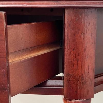 BOMBAY ~ Mahogany Half Round Console/Entryway Table