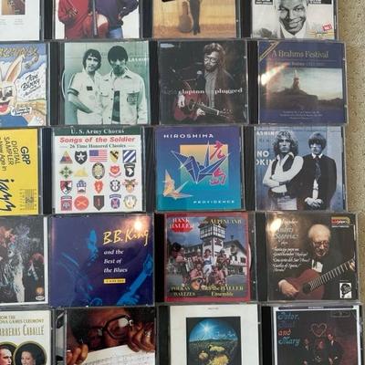 Lot 111 collection of various music CDs
